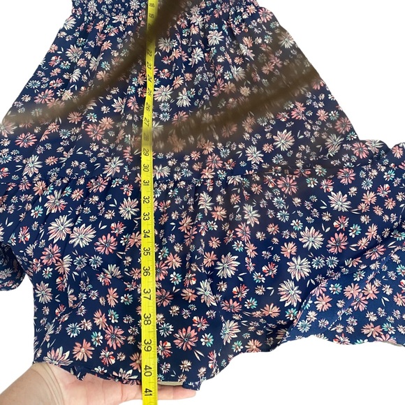 Nanette Lepore Navy Floral Midi Dress - Picture 9 of 14